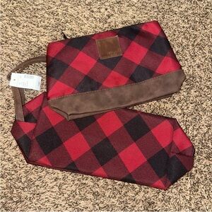 Maurices Red and Black Checkered Bags